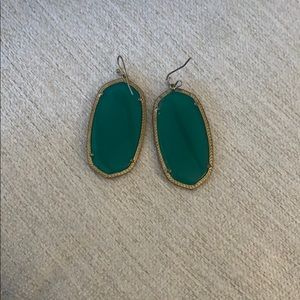 Kendra Scott green earrings